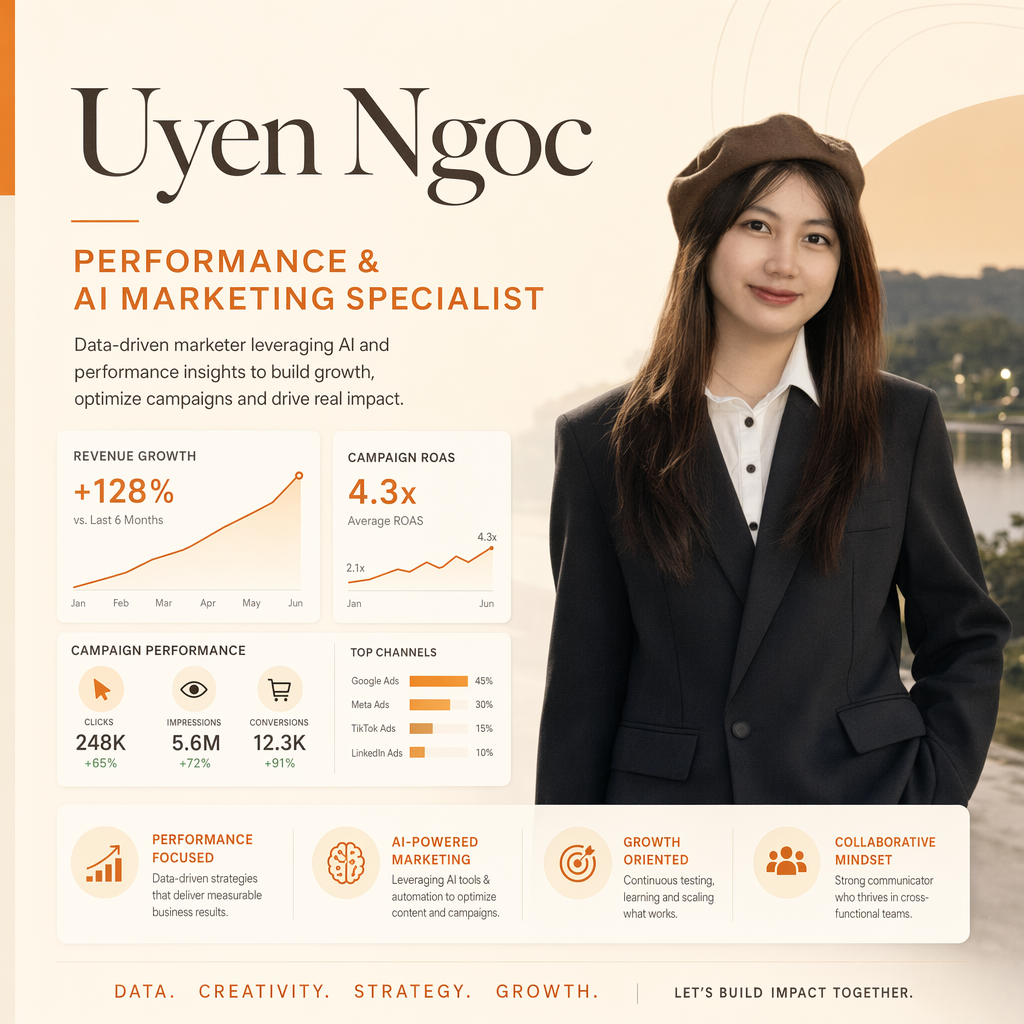 Ảnh bìa biên tập tạo bằng AI cho portfolio của Uyên Ngọc.