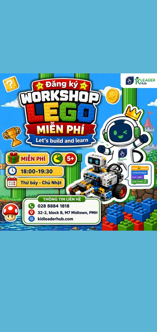 Quảng cáo Workshop LEGO miễn phí